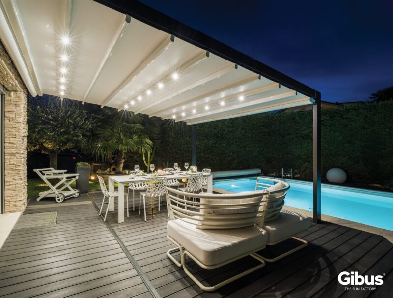Pergola Toile Rétractable Luce – Gibus