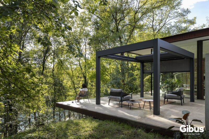 Pergola Bioclimatique Rétractable Velvet Plus – Gibus