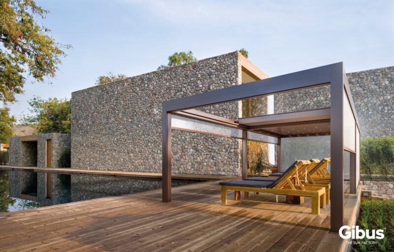 Pergola Bioclimatique Rétractable Velvet Plus – Gibus