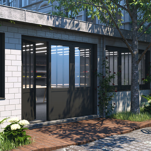 Porte de Garage à Vantaux Aluminium (2, 3 ou 4 vantaux) – NOVA-STORES