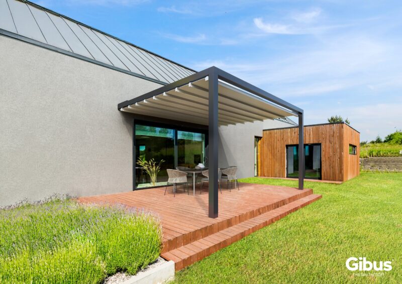 Pergola Toile Rétractable Lani – Gibus