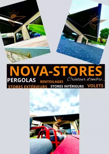 Installation de stores de terrasses sur mesure à TALENCE, Mérignac, NOVA STORES