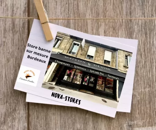 Installation d’un store banne sur-mesure à Bordeaux, Mérignac, NOVA STORES