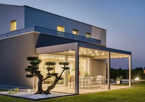 Pergola bioclimatique haut de gamme Gibus chez NOVA STORES à Bordeaux, Mérignac, NOVA STORES