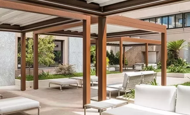 Pergola à toile rétractable pour particuliers et professionnels sur le Bassin d’Arcachon, Mérignac, NOVA STORES