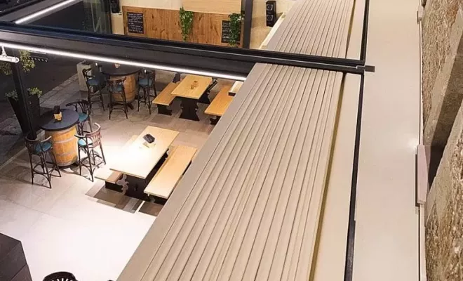 Pergola à toile rétractable pour particuliers et professionnels sur le Bassin d’Arcachon, Mérignac, NOVA STORES