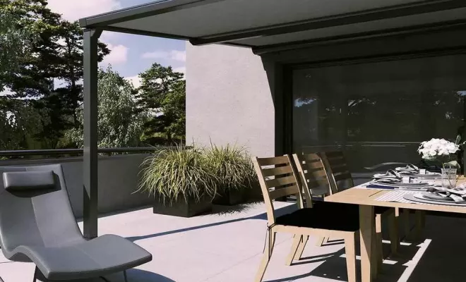 Pergola à toile enroulables (DROITES ou CINTRÉES), Mérignac, NOVA STORES