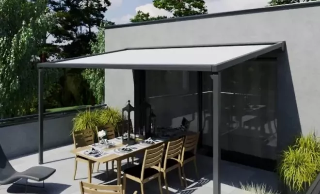 Pergola à toile enroulables (DROITES ou CINTRÉES), Mérignac, NOVA STORES