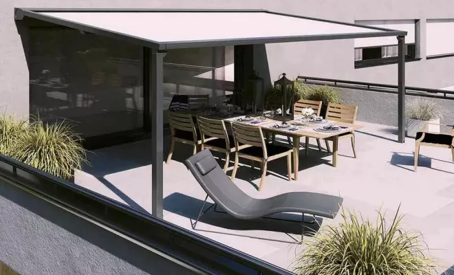 Pergola à toile enroulables (DROITES ou CINTRÉES), Mérignac, NOVA STORES