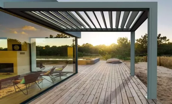 Pergola bioclimatique à Bordeaux et sa région par votre storiste Nova Stores, Mérignac, NOVA STORES