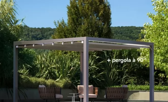 La nouvelle pergola à toile rétractable LANI de chez Gibus